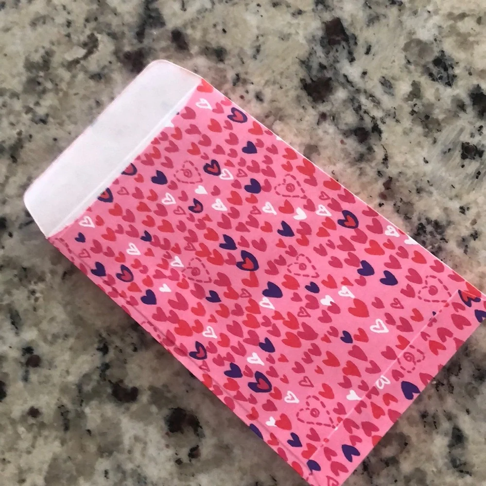 NEW LISTING!!! Mini Heart Patterned Envelopes Super Cute Mailing Crafting Gifts